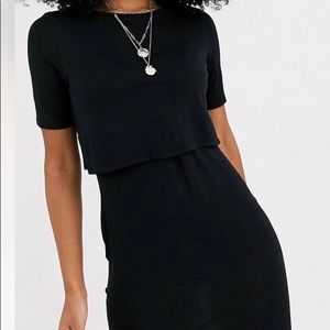 Nursing black dress